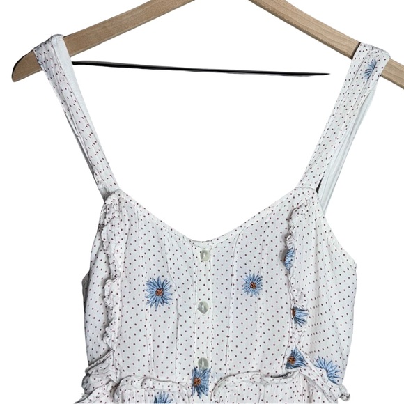 Free People Daisy Chain Midi Dress - Size L - Picture 4 of 6